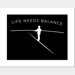 Life Needs Balance v2 Posters and Art